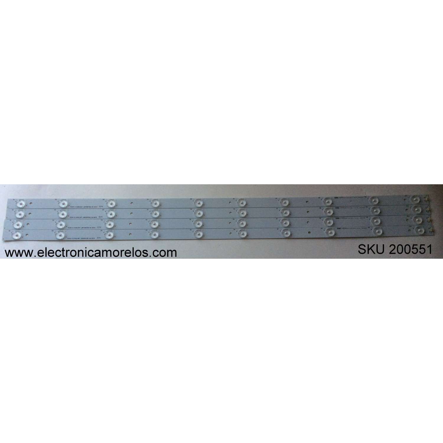 KIT DE LED`S PARA TV (4 PIEZAS) / HISENSE 1147611 / LBM400P1001-AU-3S(0) / LBM400P1001-AU-4S(0) / PANEL'S HD400DF-E32\B1\S2\GM\ROH / HD400DF-E32\S5\GM\ROH / MODELO 40H5B - Imagen 6